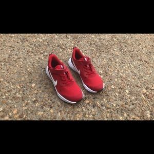 Red Boys Nike Sneakers